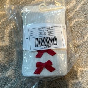 Janie and Jack holiday tights 12-24 months NIB